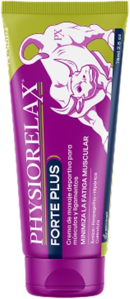 Physiorelax, Forte plus 75Ml, Crema Masaje, Antes Y Después Del Ejercicio
