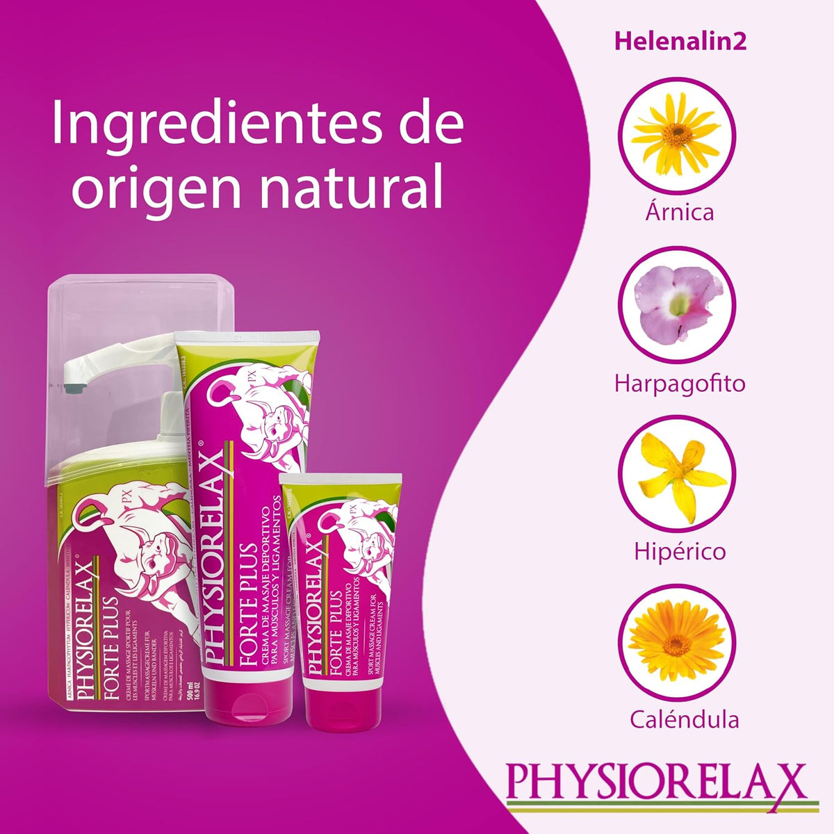 Physiorelax, Forte plus 75Ml, Crema Masaje, Antes Y Después Del Ejercicio